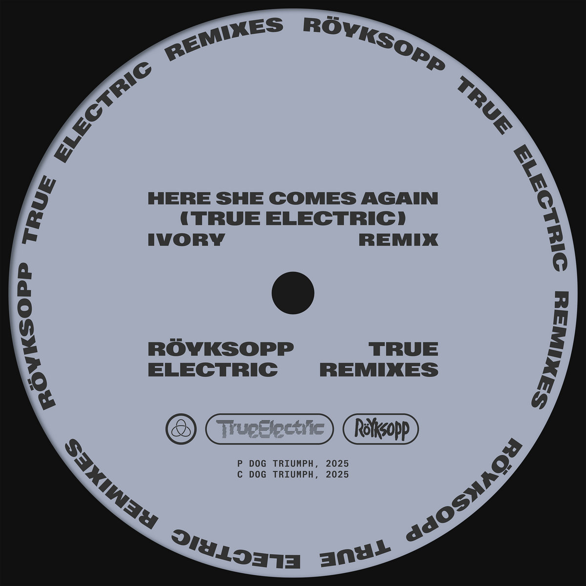 'Here She Comes Again' (ft. Jamie Irrepressible)  [True Electric] (Ivory Remix) cover art