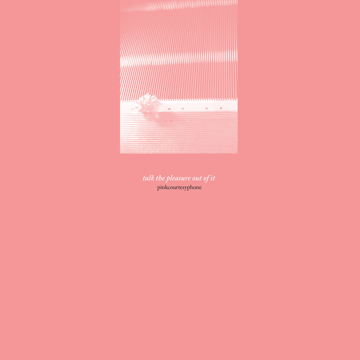 talk the pleasure out of it cover