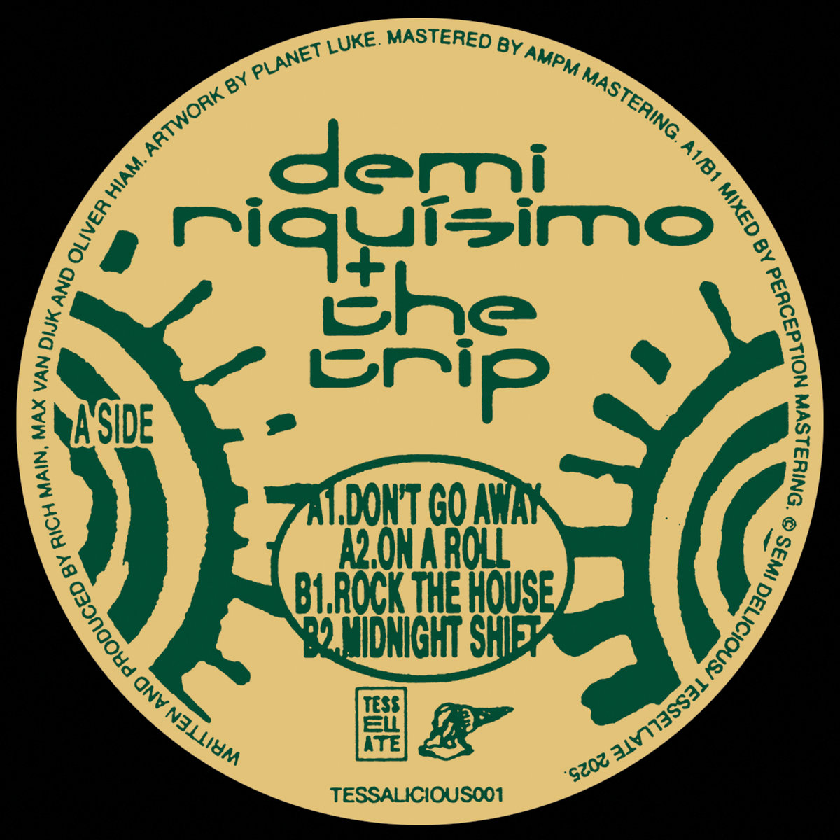 TESSALICIOUS "Don't Go Away" cover art