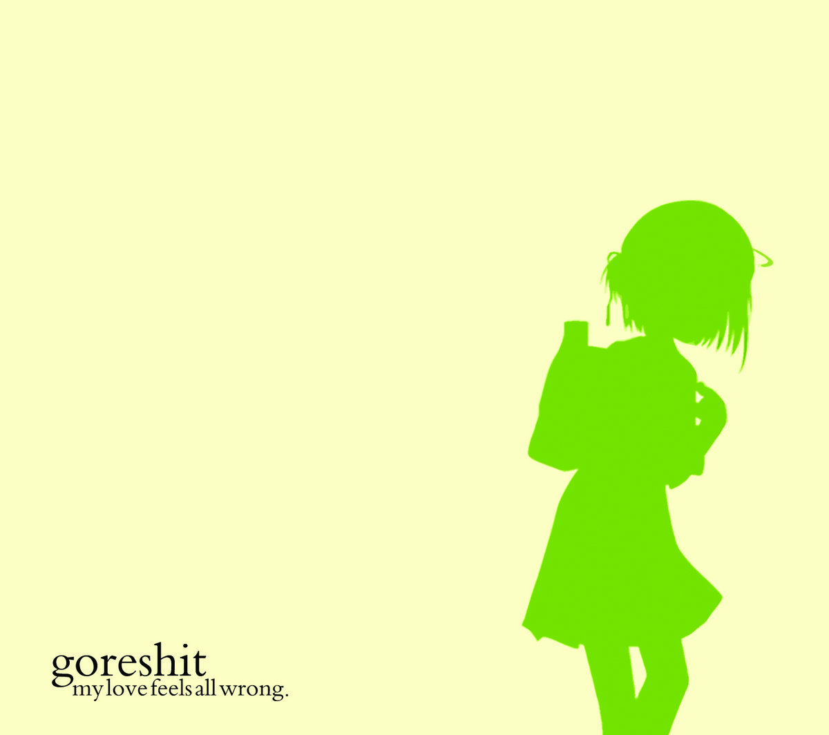 my love feels all wrong. digipak cover art