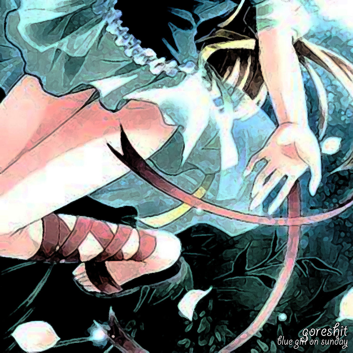 blue girl on sunday cover art