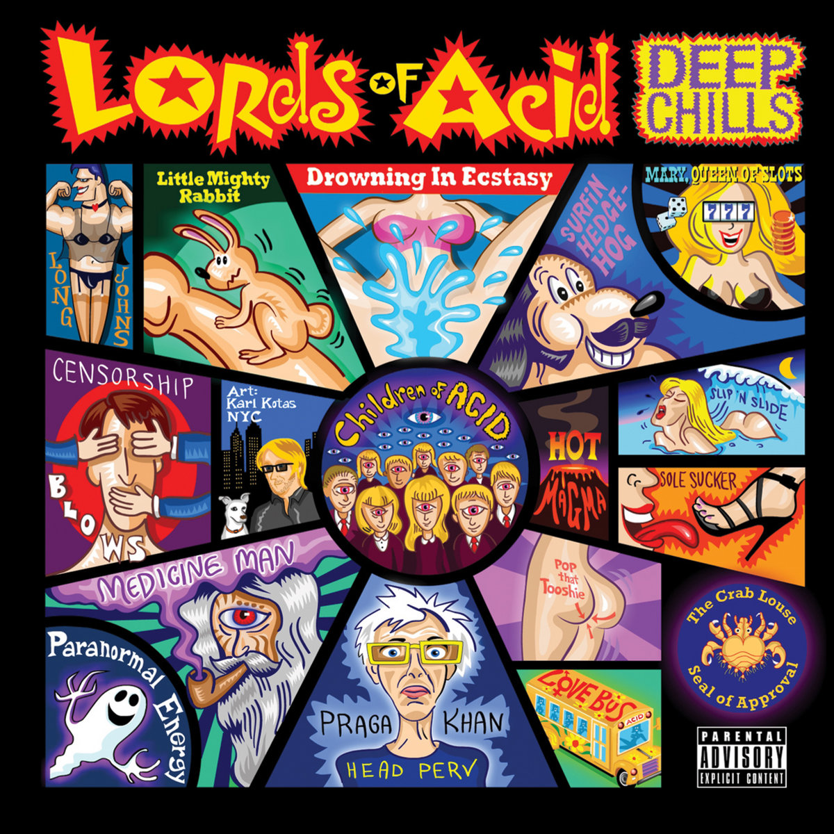 Deep Chills by Lords Of Acid - album cover art