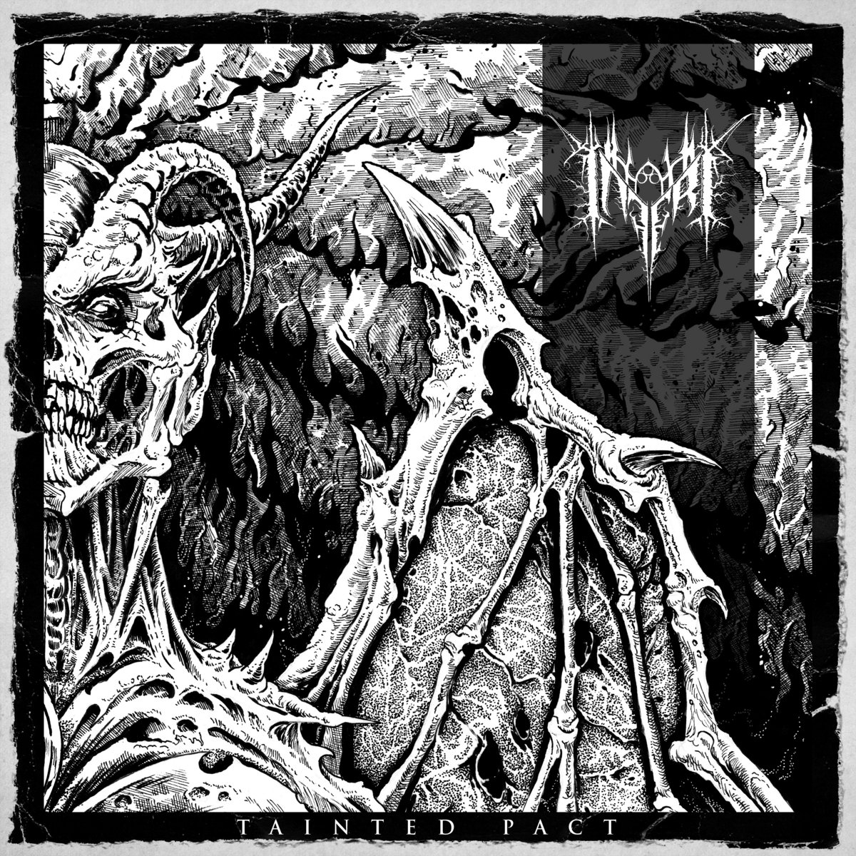 Tainted Pact by Inferi - album cover art