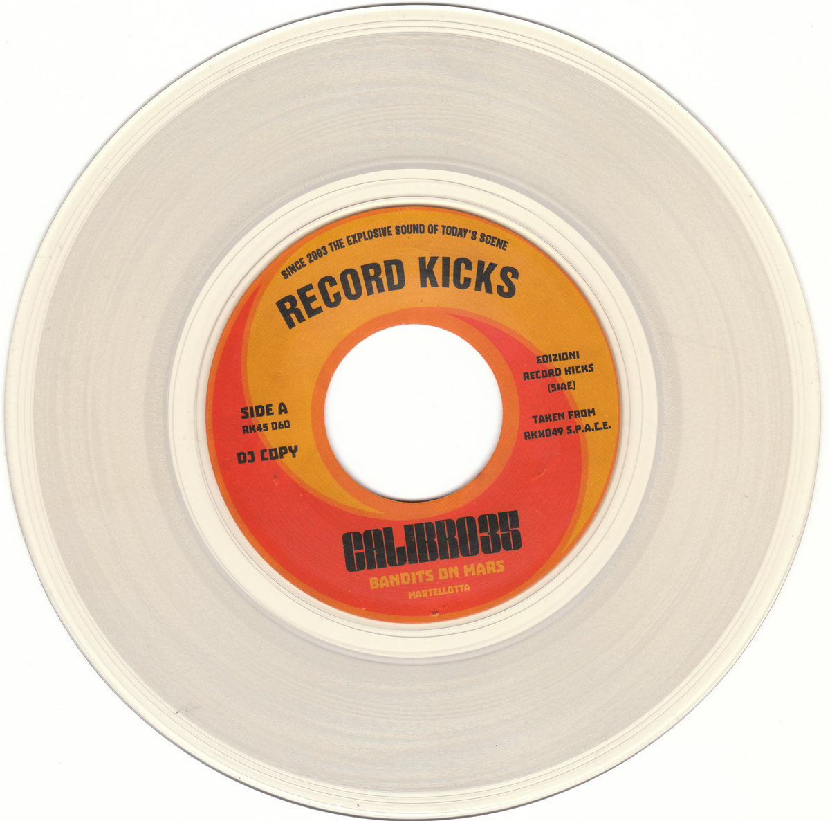 Bandits On Mars / CLBR35 (ltd edition clear 45 vinyl) cover art