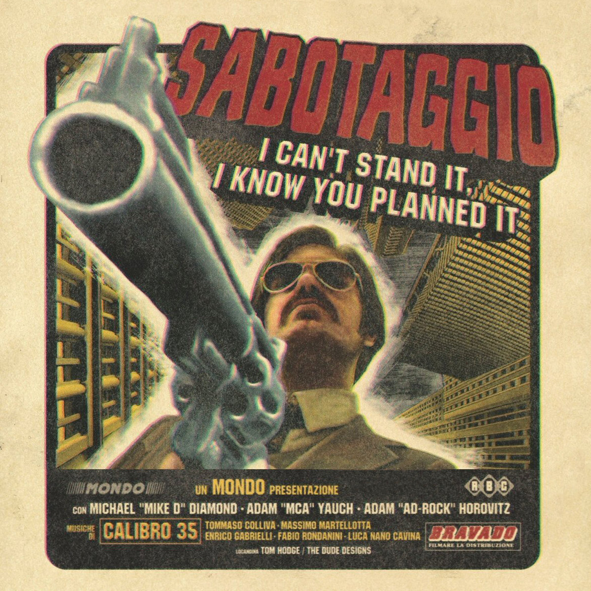 Calibro 35 vs Beastie Boys - Sabotaggio 45 cover art