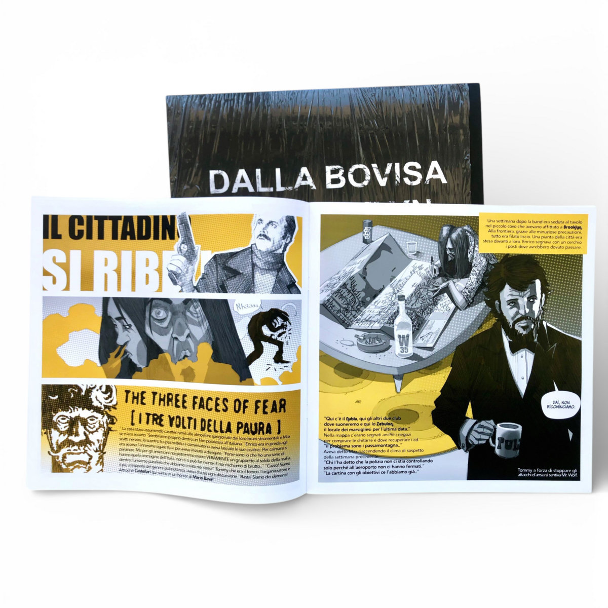 Dalla Bovisa A Brooklyn + COMIC cover art