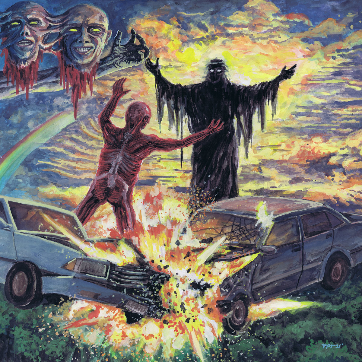 portrayal of guilt / Chat Pile Split cover