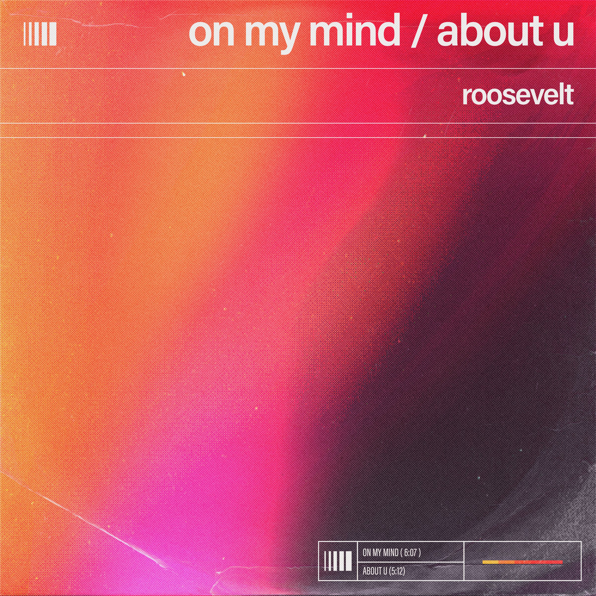 On My Mind / About U cover