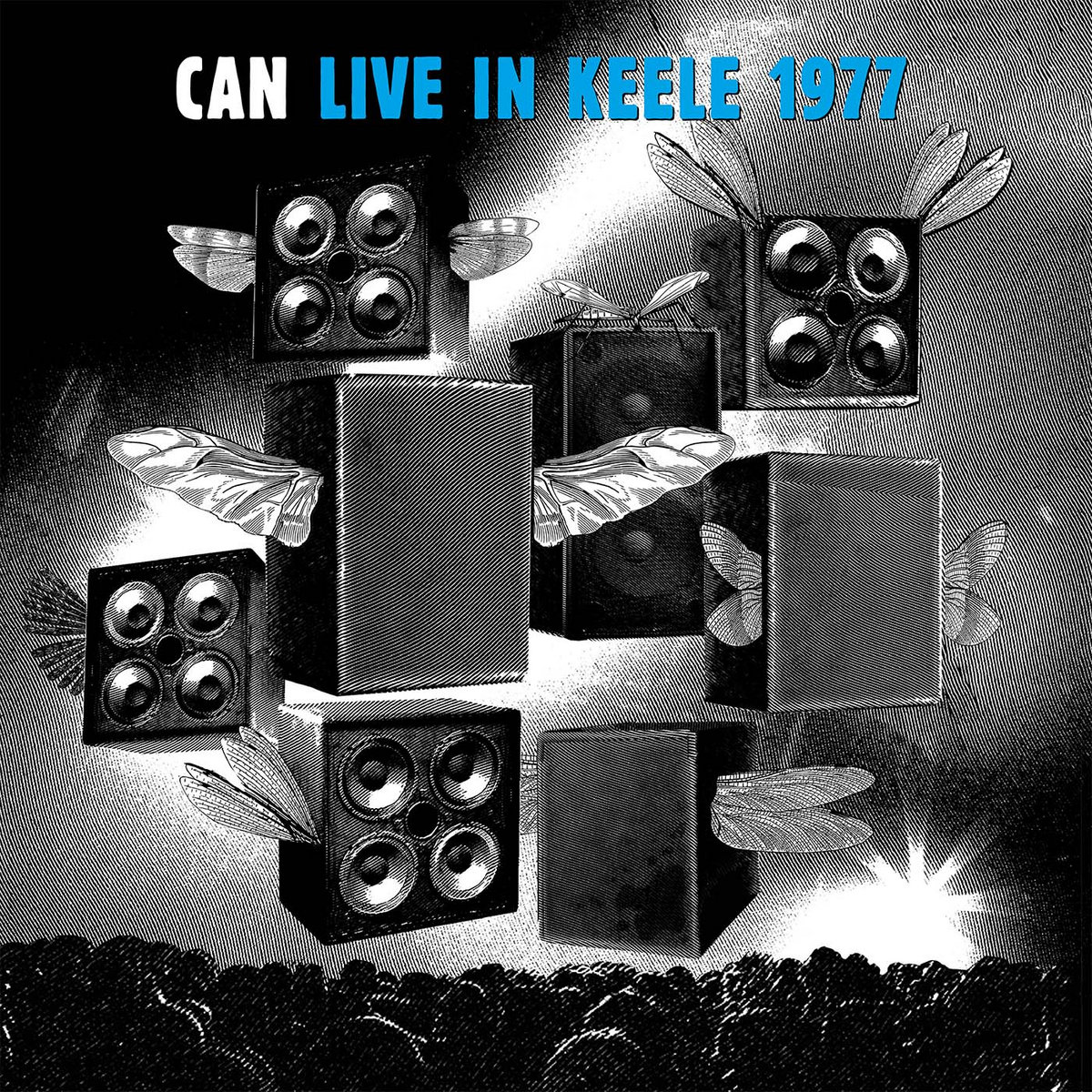 LIVE IN KEELE 1977 cover art
