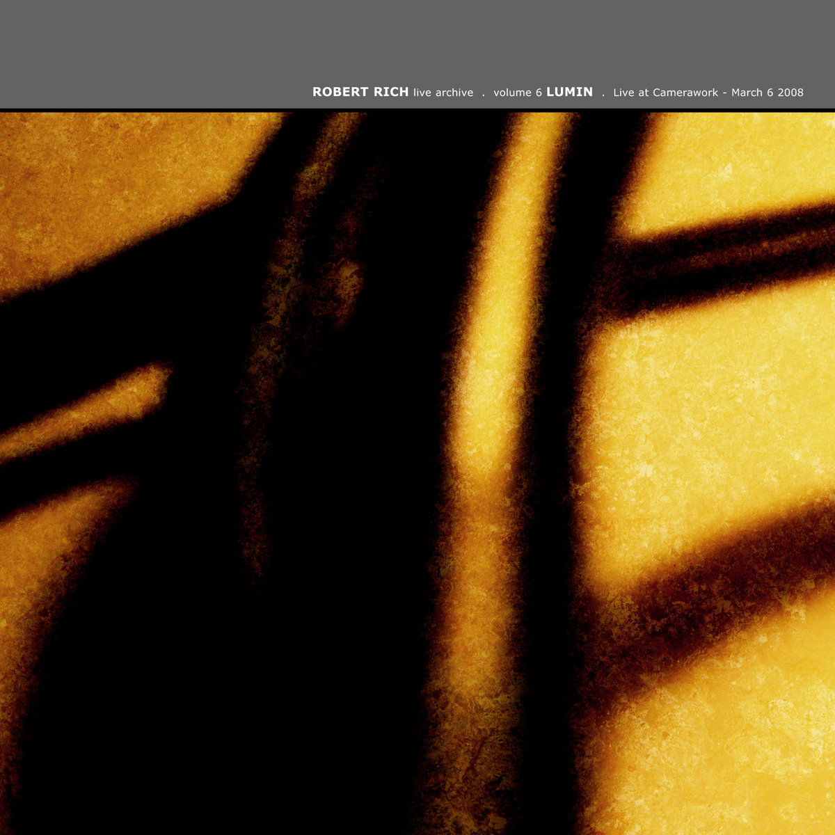 Lumin: Live at Camerawork, March 6 2008 cover
