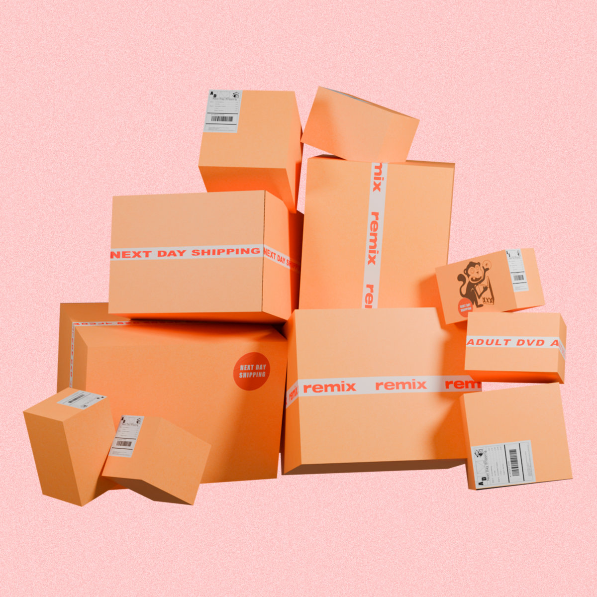 Next Day Shipping (Remixes) cover art