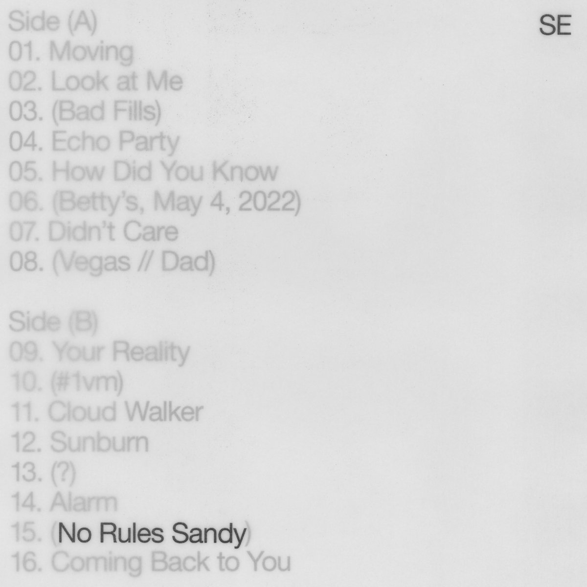 No Rules Sandy cover art