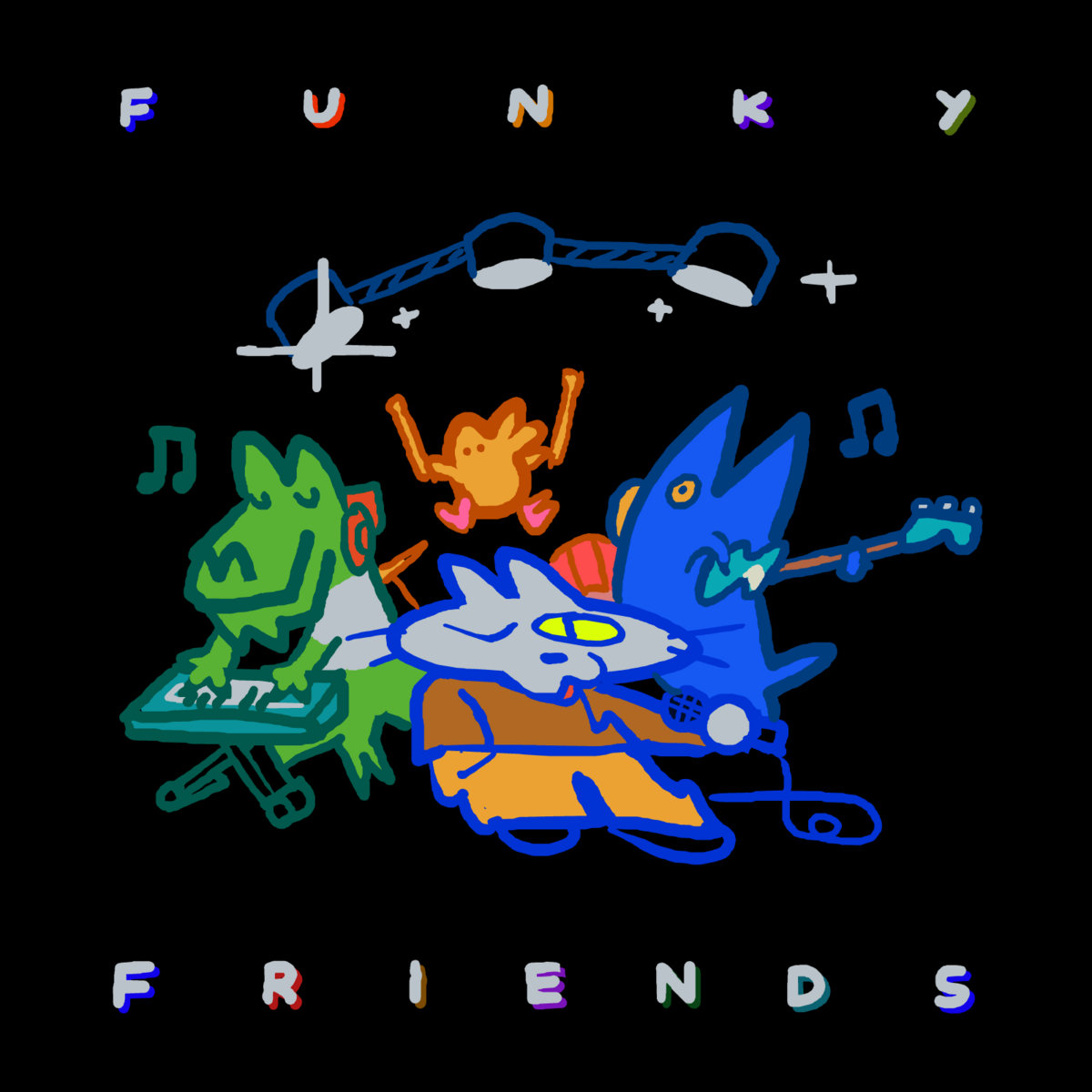 funky friends cover art