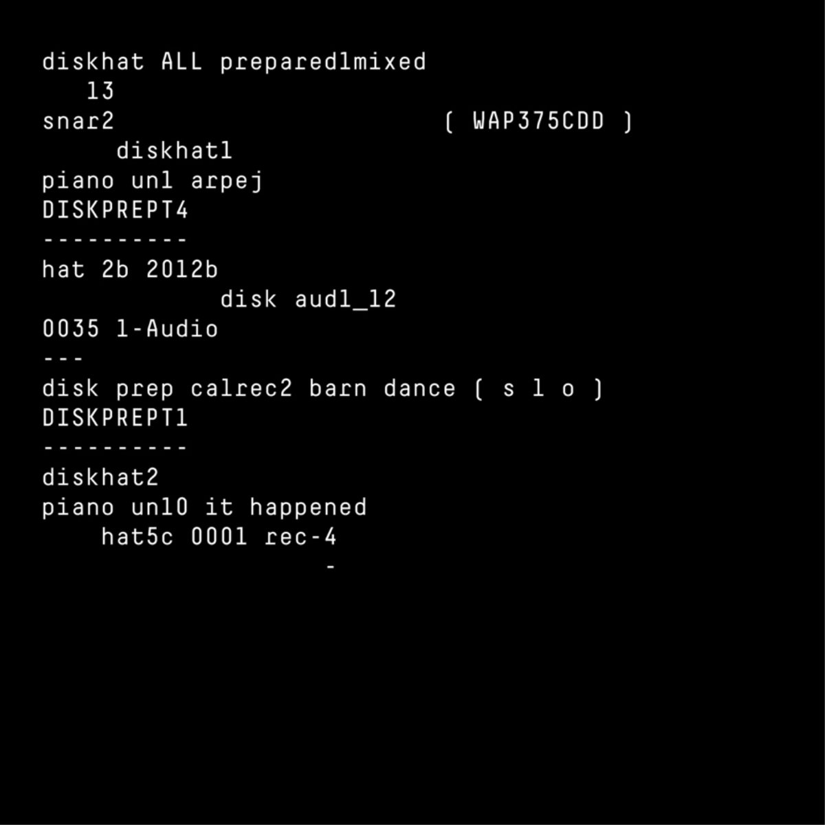Computer Controlled Acoustic Instruments pt2 EP cover
