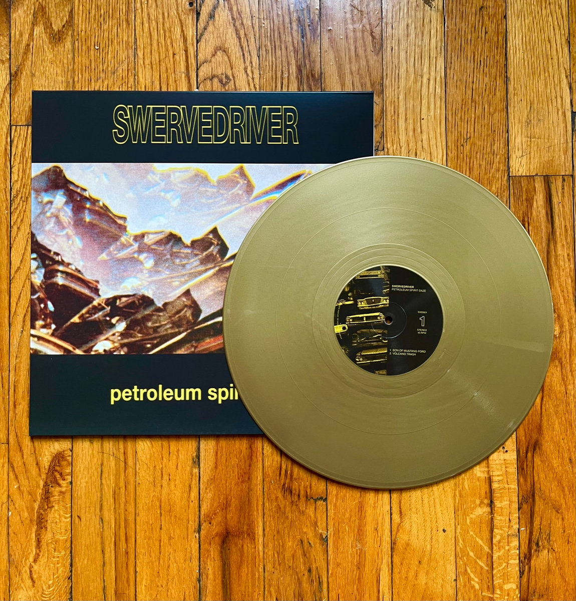 Petroleum Spirit Daze gold pressing cover