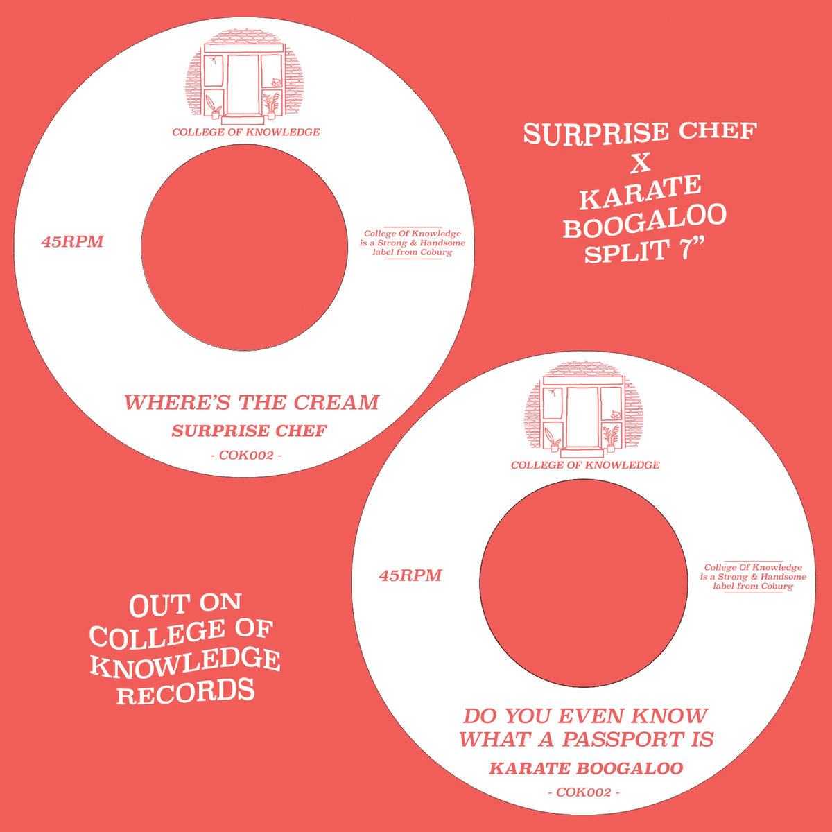 Surprise Chef / Karate Boogaloo Split cover